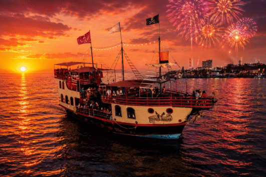 PIRATE SHIP SUN SET CRUISE